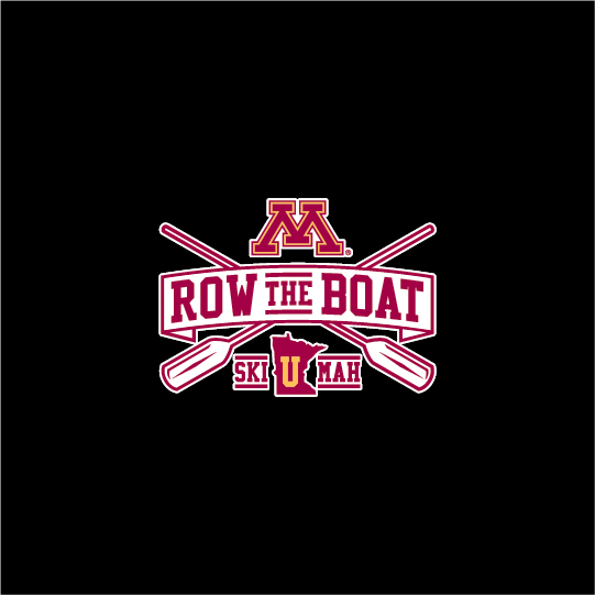 AutoGraphs University of Minnesota Row the Boat Small Decal